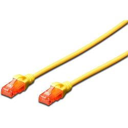 DIGITUS DK-1612-010/Y DIGITUS Premium CAT 6 UTP patch cable, Length 1,0m, Color yellow