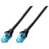 DIGITUS DK-1512-005/BL DIGITUS Premium CAT 5e UTP patch cable black