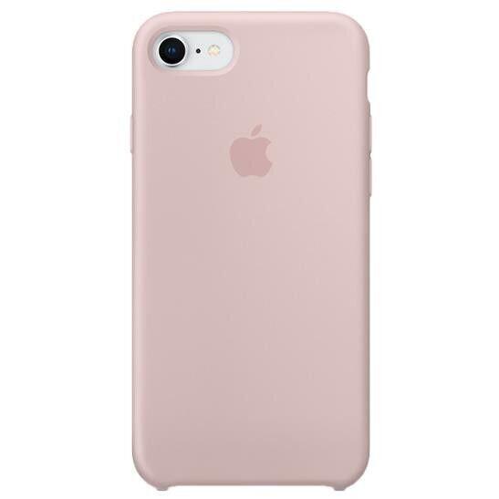 Husa din silicon pentru Apple iPhone 8 / 7 (mqgq2zm/a), roz-cuart