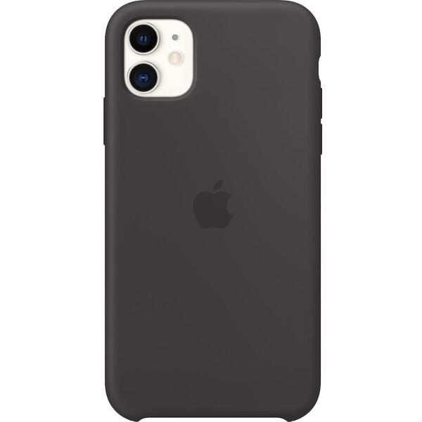 Husa silicon Apple iPhone 11, negru