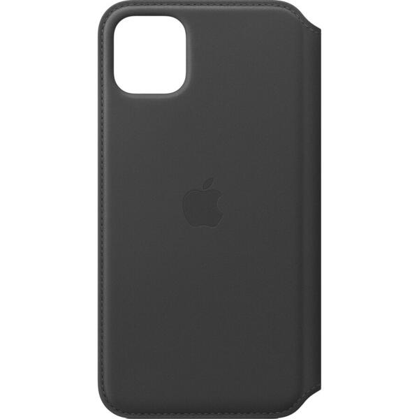 Husa piele Apple iPhone 11 Pro Max, negru (mx082zm/a)