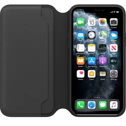Husa piele Apple iPhone 11 Pro, negru (mx062zm/a)