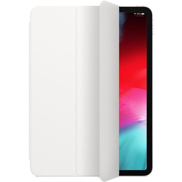 Husa silicon Apple iPad Pro 11 Smart Folio, alb (mrx82zm/a)