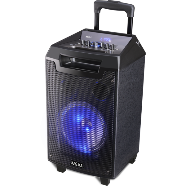 Boxa portabila Akai ABTS-AW12 cu BT, lumini disco, functie inregistrare, microfon