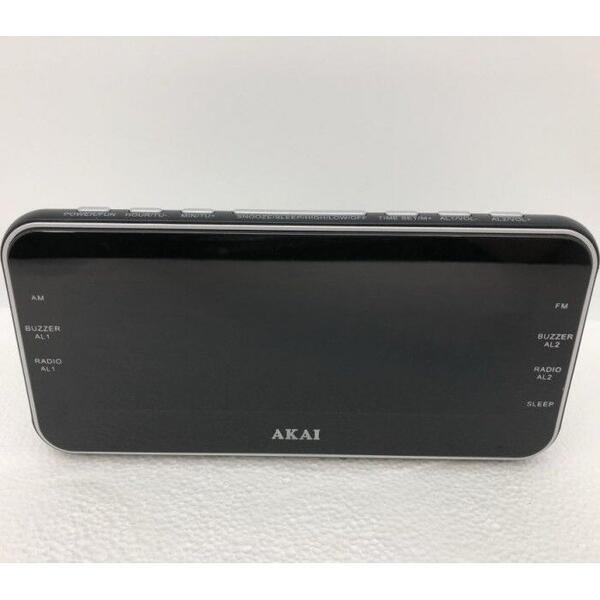 Radio cu ceas Akai, ACR-3899, Aux-In, USB, 1A Charger, Negru