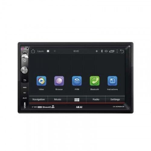 Multi-Media Player 2-DIN Akai CA-2DIN2405, 7", Bluetooth, Android, USB, SD Card, GPS, telecomanda, 4x25W
