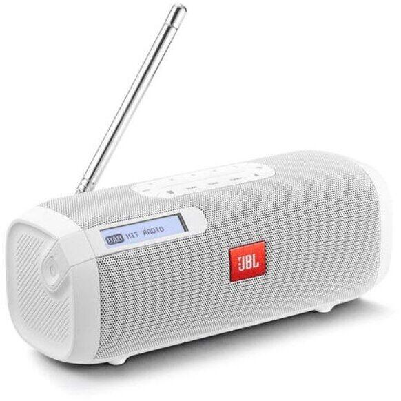 Radio portabil JBL Tuner 2, Bluetooth, DAB/FM, Alb
