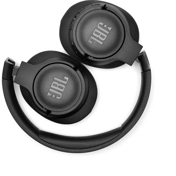 Casti Jbl Tune 750, Active Noise Cancelling, Pure Bass, Hands-Free, Voice Control, Bluetooth Streaming, Negru