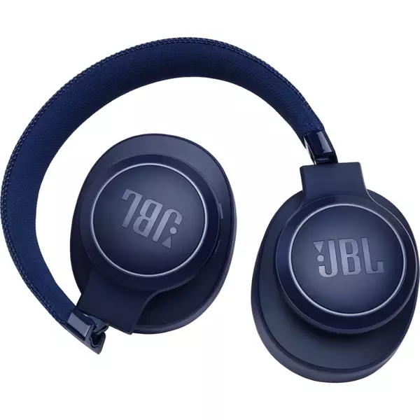 Casti Over-Ear Jbl Live 500bt, Jbl Signature Sound, Voice Assistant, Bluetooth Wireless, Hands-Free Calls, Albastru