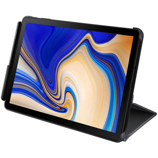 Samsung Husa de protectie tip stand Book Cover Black pentru Galaxy Tab S4 10.5&quot;