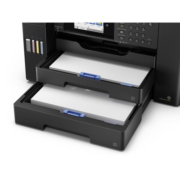 Multifunctional inkjet color CISS Epson L15150, dimensiune A3 (Printare, Copiere, Scanare, Fax), duplex