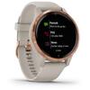 Garmin Smartwatch Venu roz-auriu, curea silicon light sand