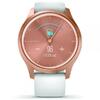 Ceas Garmin Smartwatch Vivomove Style, Rose Gold/White, Silicone Band