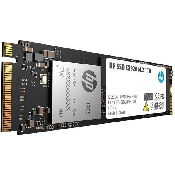 Solid-State Drive (SSD) HP EX950, 1TB, M.2 2280, PCIe 3.0 x4