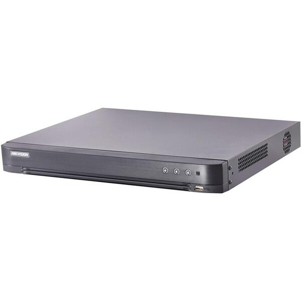 DVR 16 canale Turbo HD 4.0 Hikvision DS-7216HUHI-K2/P UltraHD, H.265+, 2xSATA, PoC
