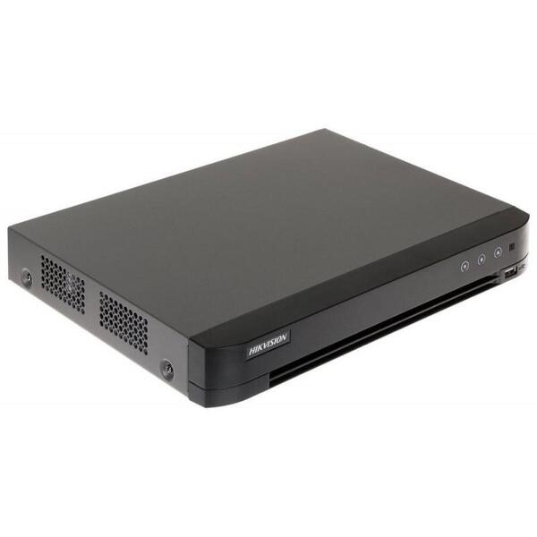 DVR 8 canale Turbo HD Hikvision DS-7208HTHI-K2(S), 4K, 2xSATA, ONVIF, 8 intrari alarma