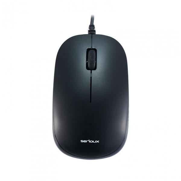 MOUSE SERIOUX WIRED 9800MBK