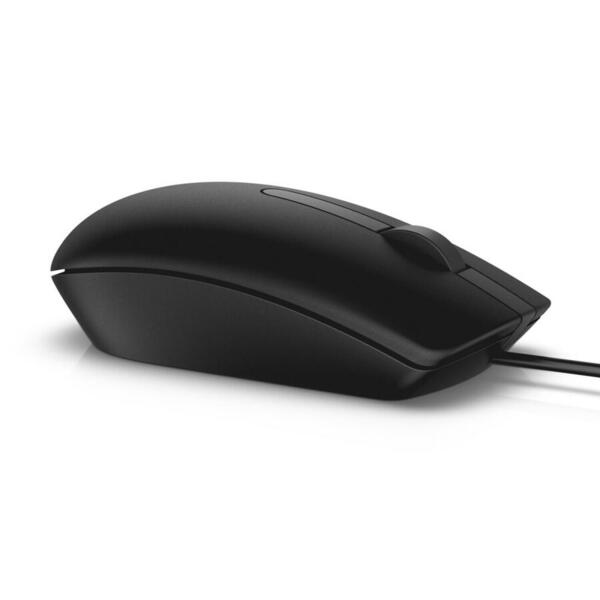 Dell Mouse MS116 3 buttons, wired, 1000 dpi, USB conectivity, Negru