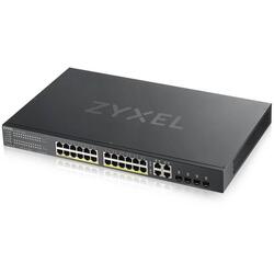 Switch Zyxel GS192024HPV2-EU010, 24 porturi, PoE