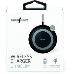 MINIBATT UltraSLIM - slimmest Qi wireless Fast Charger