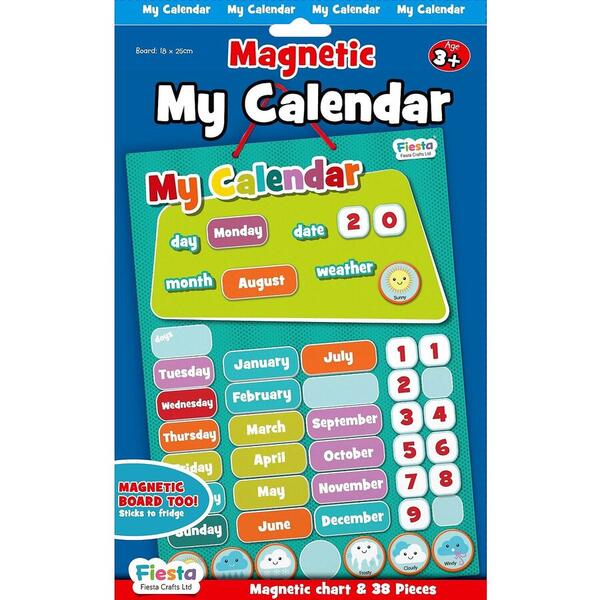 Calendarul meu magnetic, 20x26 cm Fiesta Crafts FCT-2399
