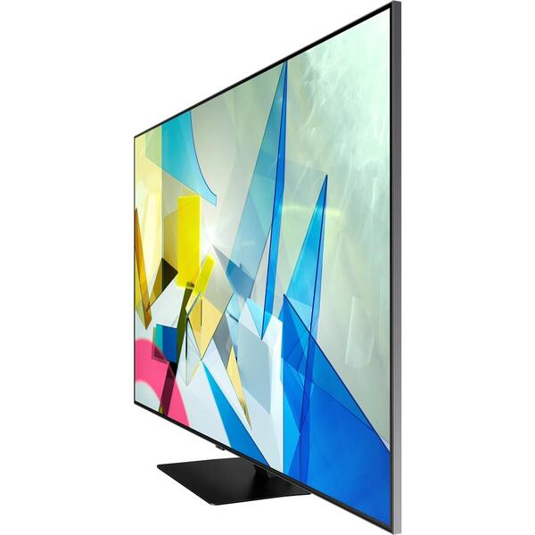Televizor QLED Samsung 165 cm, 65Q80TA, Smart TV, 4K Ultra HD, CI+, Negru
