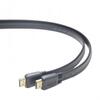 Cablu plat Gembird, HDMI male - HDMI male, 3m, Black