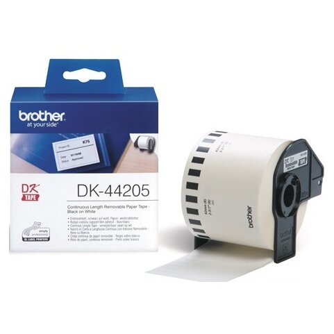 brother Consumabil Brother DK 44205 Removable White Paper Tape