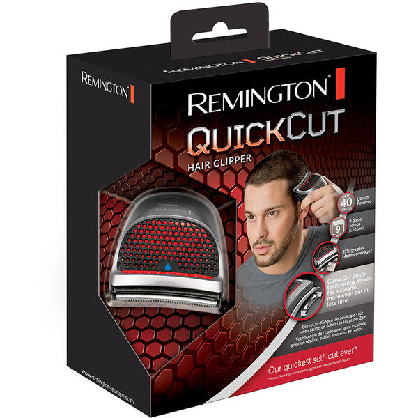 Masina tuns Remington QuickCut HC4250, Aut. 40 min, Gri/Negru