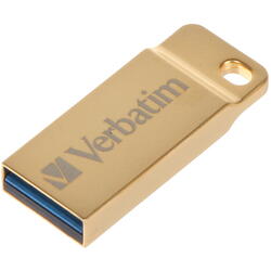 Memorie USB Verbatim Exclusive Metal 16GB, USB 2.0, Gold