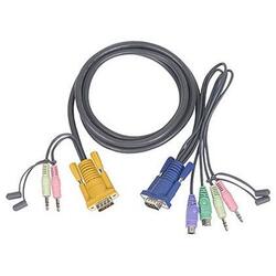Cablu PS/2 Kvm 3in1Cu SPHD si Audio 1.8M, ATEN 2L-5302P