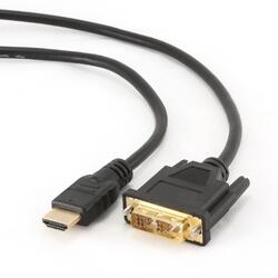 GEMBIRD Cablu HDMI la DVI-D Tata-Tata ,lungime 7.5 m, 18+ 1 pini,CC-HDMI-DVI-7.5MC
