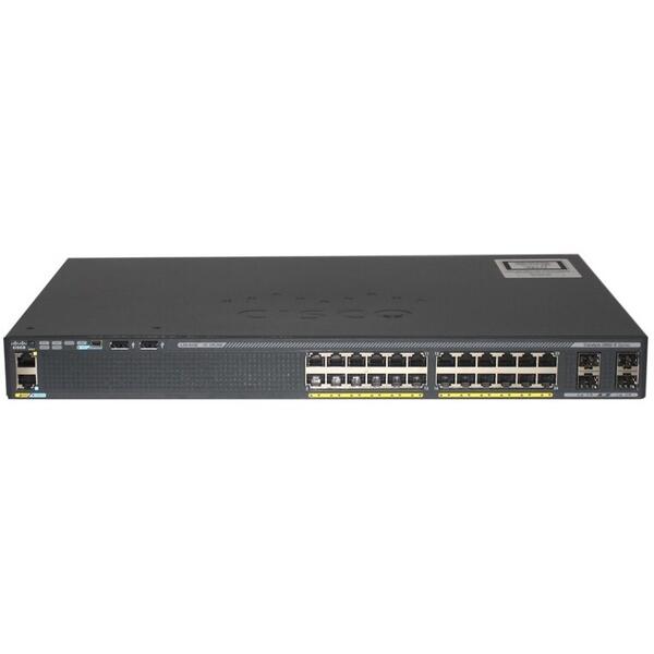 Cisco WS-C2960X-24TS-L Catalyst 2960-X 24 GigE, 4 x 1G SFP, LAN Base