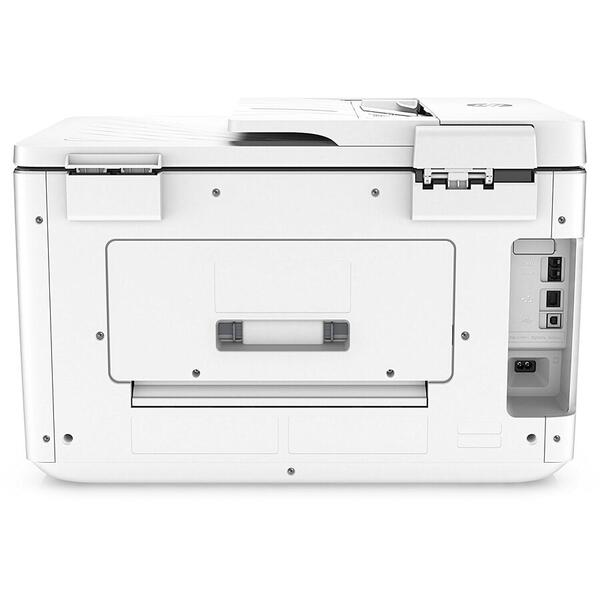 Imprimanta multifunctionala HP Officejet 7720 Wide Format e-All-in-One, Inkjet, Color, Format A3+, Duplex Fax, Retea, Wi-Fi