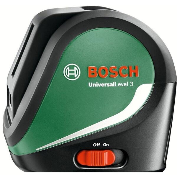 Set nivela laser cu linii Bosch UniversalLevel 3,