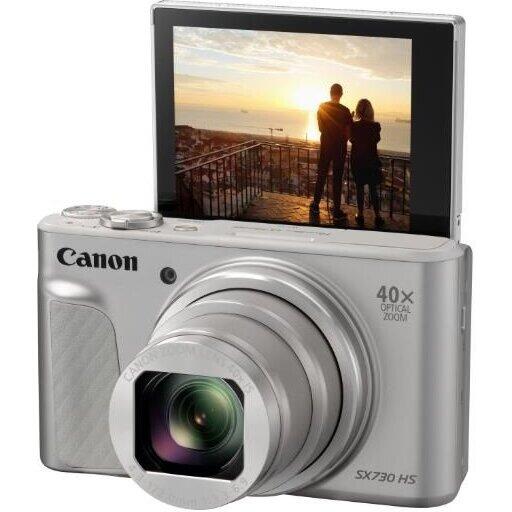 Aparat foto Canon PowerShot SX730 HS, Travel kit, arginitu