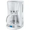 Cafetiera Russell Hobbs Inspire White 24390-56, 1100 W, 1.25 l, Tehnologie WhirlTech, Timer digital, Alb/Crom