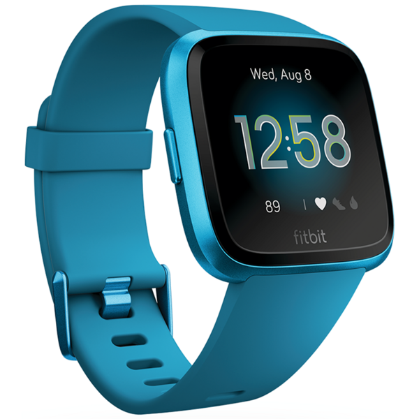 Ceas smartwatch Fitbit Versa Lite, Marina Blue / Marina Blue Aluminum