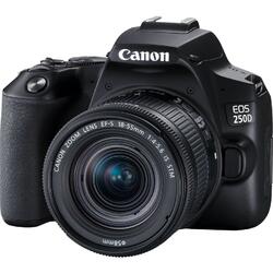 Kit aparat foto Canon EOS 250D (EF 18-55mm IS STM obiectiv), alb