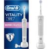 Periuta de dinti electrica Oral-B Vitality D100 Sensi Ultra Thin, 7600 Oscilatii/min, Curatare 2D, 1 program, 1 capat, Alb