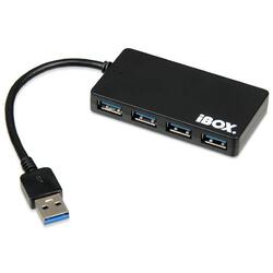 I-BOX HUB USB 3I-BOX HUB USB 3.0 SLIM, 4 porturi, negruI-BOX HUB USB 3.0 SLIM, 4 porturi, negru.0 SLIM, 4 porturi, negru