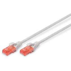 Cablu UTP Digitus DK-1617-100, CAT.6, Patchcord, 10 m (Gri)
