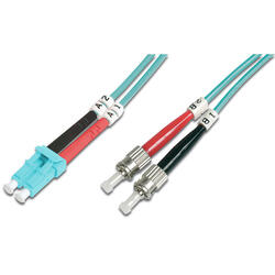 Cablu Fibra Optica Multimodal Digitus LC-ST Duplex 1m
