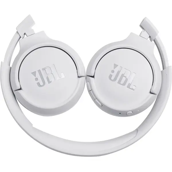 Casti audio On-ear JBL Tune 500BT, Wireless, Pure Bass Sound, Hands-free Call, 16H, Alb