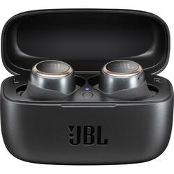 Casti audio in-ear true wireless JBL LIVE 300TWS, JBL Signature Sound, Ambient Aware, TalkThru, 20H, Voice Assistant, Negru
