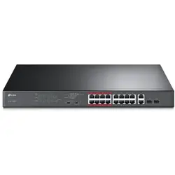 Switch TP-Link TL-SL1218MP Gbit PoE 16x 10/100+2 Combo SFP, 192W