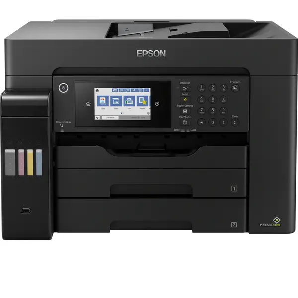 Multifunctionala Epson EcoTank L15160, Inkjet, Color, format A3, duplex, fax, retea, wireless