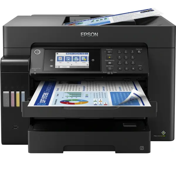 Multifunctionala Epson EcoTank L15160, Inkjet, Color, format A3, duplex, fax, retea, wireless
