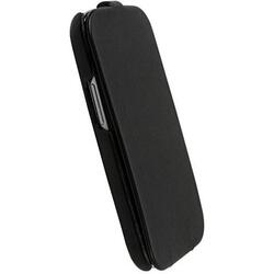Husa piele artificiala standing Krusell SlimCover pentru Samsung Galaxy S3 , negru
