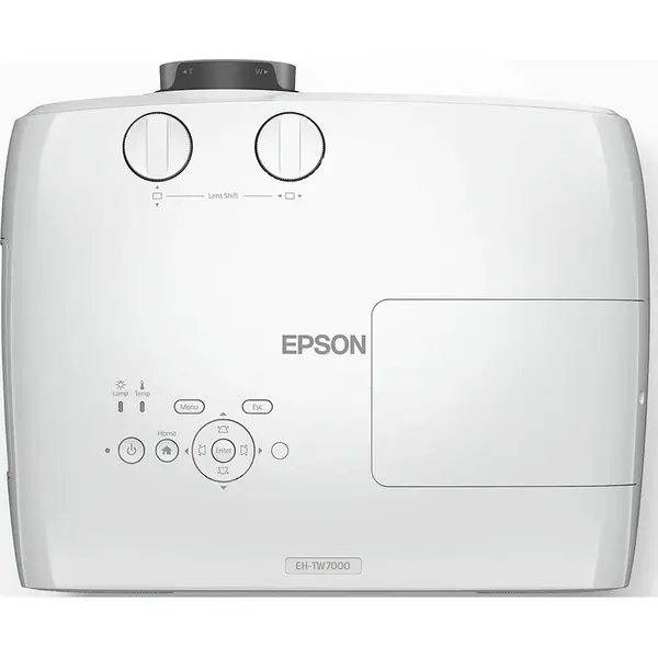 Videoproiector Epson EH-TW7000, 4K PRO-UHD, 3000 lumeni, Alb